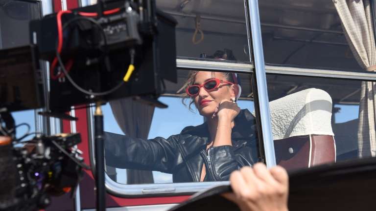 Ria ellinidou backstage